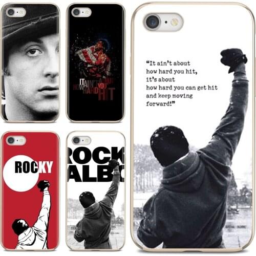 For Huawei Y6 Y5 2019 For Xiaomi Redmi Note 4 5 6 7 8 Pro Mi A1 A2 A3 6X 5X 7A rocky balboa fashion Luxury Soft TPU Case