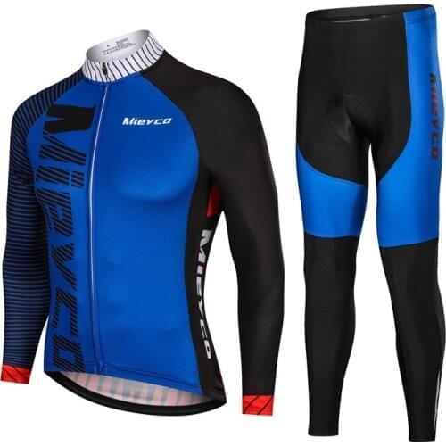 Mieyco Cycling Jersey Long Sleeve Set Bicicleta Clothing Man Bicycle Clothing Roupa Ciclismo MTB Mountain Bike Clothes Outdoor