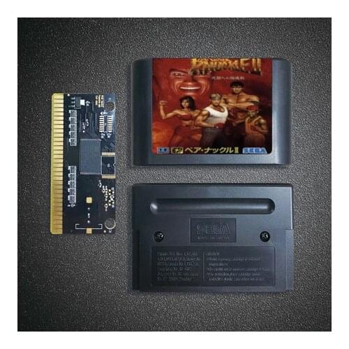 Bare Knuckle II 2 - 16 Bit MD Game Card for Sega Megadrive Genesis Video Game Console Cartridge