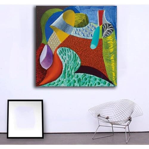 Printing Oil Painting The Twenty First Very New by David Hockney Wall painting Home Decor Art Picture For Living Room No Frame