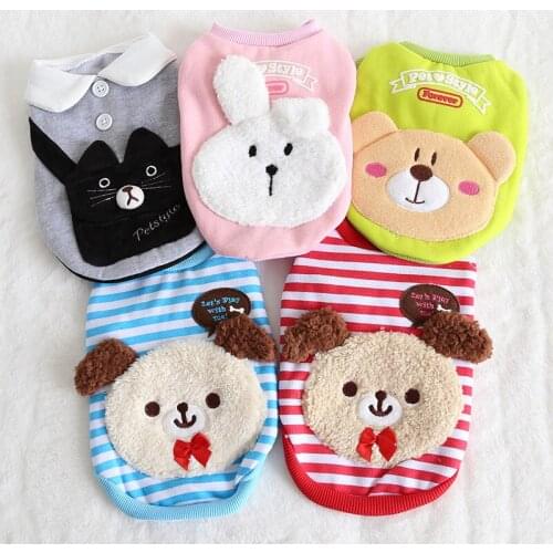 Cat Cartoon Sweatshirt Pet Dog Clothes Soft Cotton Dog Bathrobe Jumpsuits Cat Pajamas Hoodies Clothing For Dogs Cat Puppy