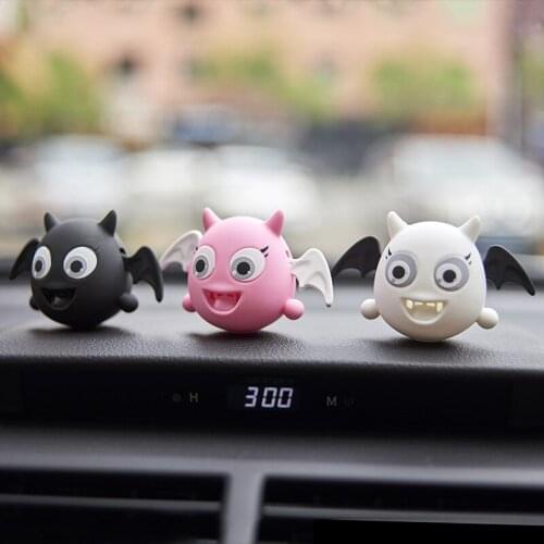 New Cute Car Aromatherapy Cartoon Little Devil Air Outlet Ornaments Creative Car Decoration Accessories Interior for Girls Ladys
