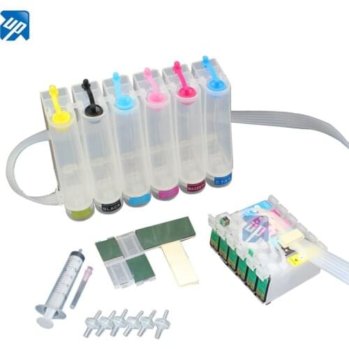EMPTY Continuous Ink Supply System CISS for epson R265 R360 RX560 rx585 PX700W P50 PX650 PX710W PX800FW PX810FW T0801