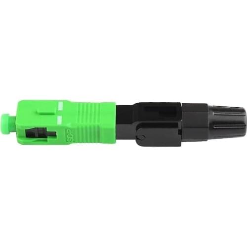 SC APC Fast Connector Embedded Connector FTTH Tool Cold Fiber Fast Connector SC Fiber Optic Connector