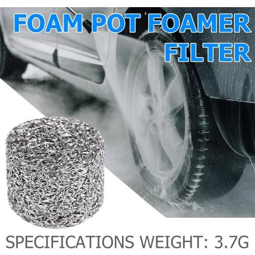 1pc Stainless Steel Foam Lance Filter Lance Mesh Tablet Foam Generator for Cleaning Car Cleaning Accessories