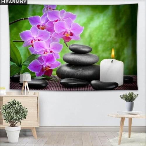 Spa Zen Tapestry Wall Hanging Decor Christmas Wall Tapestry Show Piece For Home Decoration Camping Tent Travel Sleeping Pad