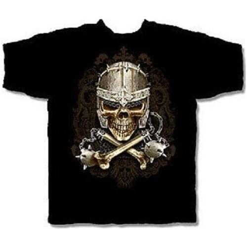 Medieval Skull - T-Shirt -Netherworld -Knight - Evil Fantasy - New