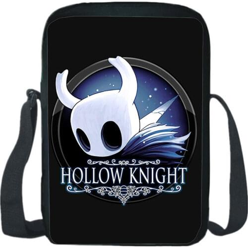 Hollow Knight Messenger Bag Fashion Game Cosplay Casual Shoulder Bag CrossBody Rucksack Zipper Boy Girl Sling Knapsack