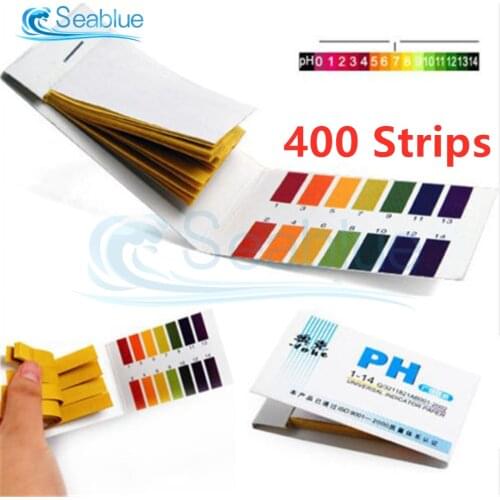 400 Strips/Pack 1-14 PH Test Strips Full PH Meter 1-14st Indicator Litmus Tester Paper For Foodstuff Aquarium Water Soil