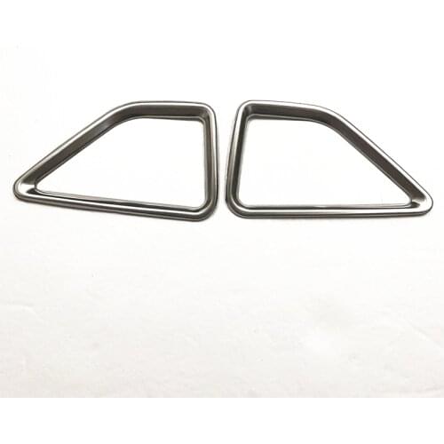 High Quality stainless steel Front Air Vent Cover Trim Air Conditioning Sticker For Skoda Karoq 2017 2018 2019 car accessories