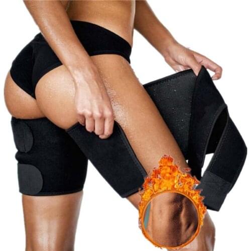 Women Sports Sauna Corset Thigh Trimmer Belt Sweat Slimming Shapers Modeling Strap Weight Loss Legging Shapers Wrap New Arrival