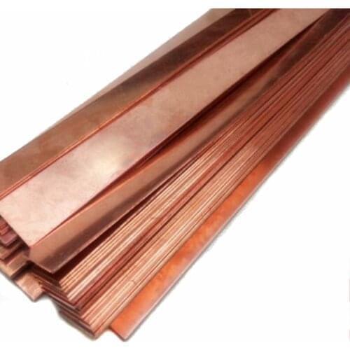 1pcs New 99% Copper Strip T2 Cu Metal Copper Bar Plate 1.5mm*10mm*250mm DIY CNC