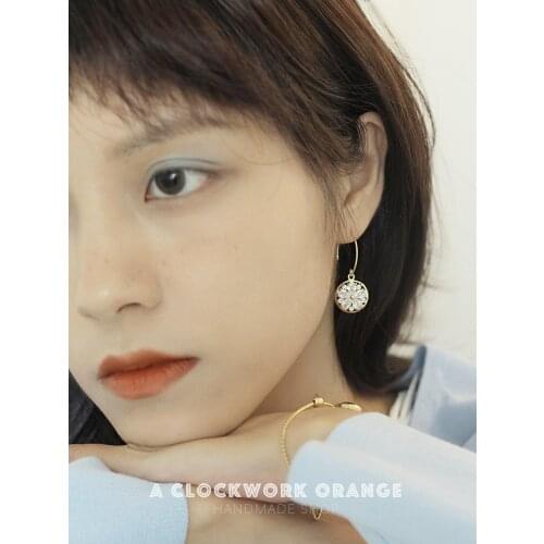 New Fashion Cubic Zirconia Earrings Girl Heart All-match Exquisite Fashion Small Jewelry Drop Earrings for Women Jewelry