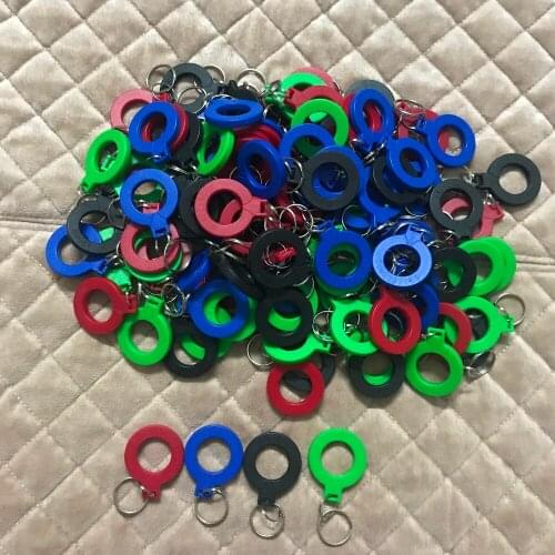 125KHz RFID No.0 (read only) keyfobs TK4100 EM4100 Proximity Tags RFID Card for Access Control Time Attendance 5 colors 1000pcs