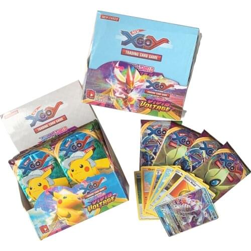 324Pcs Pokemon Cards Sun & Moon Sword&Shield Pokemon Vivid Voltage Booster Box English Collectible Tradiner Card Game Kids toy