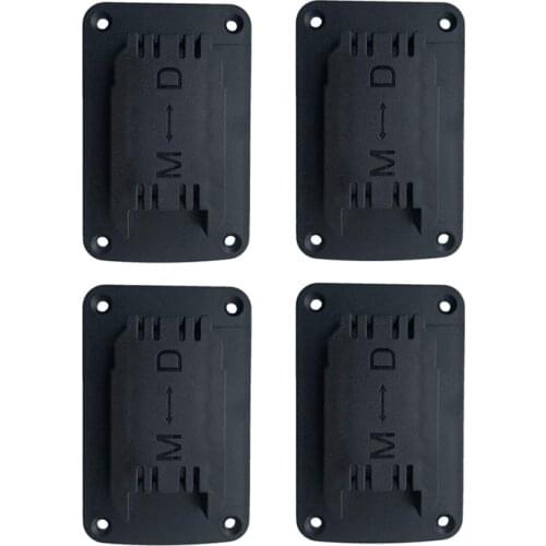 4PCS Battery Ready Dock Mount Holder for Dewalt 14.4V/18V/20V M18 18V Battery