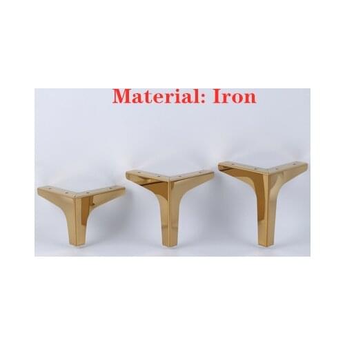 4 pieces sofa furniture legs chair feet wardrobe cabinet stand 10.2 / 13.6 / 15.2 / 16.8 CM bed height legs with screws