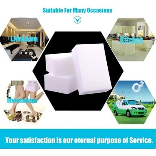 8PCS/10*6*2.5cm Magic Sponge Eraser Melamine Cleaner Multi-Functional Kitchen Bathroom Cleaning Tools Nano eraser New Arrival