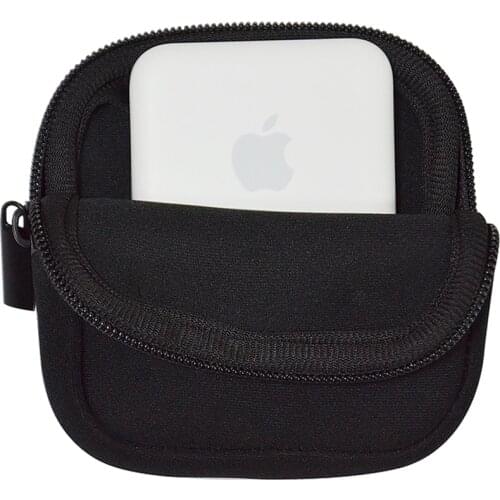 Power Bank Case Compatible for iPhone12 Magnetic Portable Battery Black Soft bag