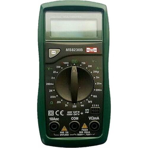 MASTECH MS-8230B Digital Multimeter ,Practical digital multimeter,ACV/DCV/DCA/HFE/resistance test