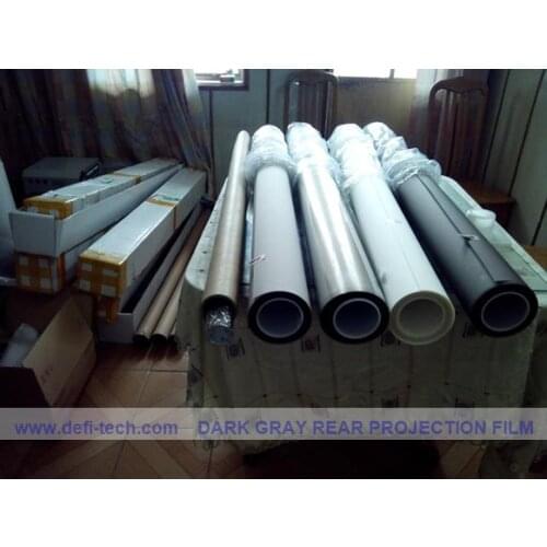 DfLabs 4 square meters (1.524m * 2.67m ) high contrast dark grey Rear projection film for hologram display