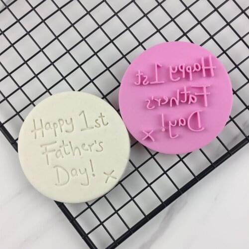 Best Happy Fathers Day #2 Cookies Seal Baking Tools Cake Mould Flipping Birthday PLA 3D Customization