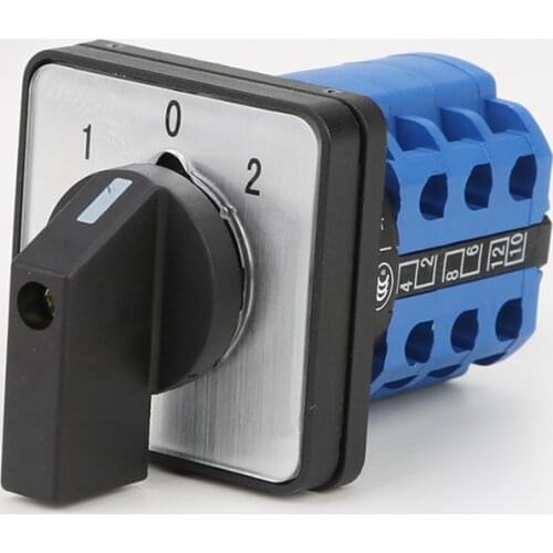 LW26-20/3 Universal Change Over Switch Rotary Cam Switch LW28 3 Position Reverse double Power Supply Switching 380V 10A