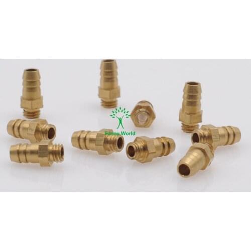 10 Pcs Dentist copper Valve Adaptor For Dental Chair 6*4mm