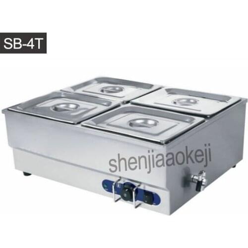 Home Electric Multi-function soup pool Commercial insulation soup pool Stainless Steel Food Warmer Equipment Kitchen Tool 1500w