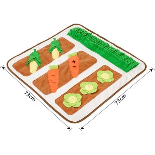 Washable Dog Pet Snuffle Mat Puzzle Treat Dispenser Toys Encourages Feeder Nosework Pad Animals Animals Blanket Cushion