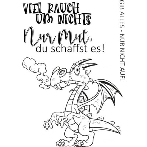 German Words Transparent Clear Silicone Stamp/seal for DIY Scrapbooking/ Album Decorative Clear Stamp Sheets ST0829