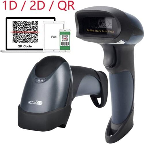 Netum M5 USB Handheld 2D Barcode Reader Computer Mobile Payment Screen 1D QR Bar Code Scanner