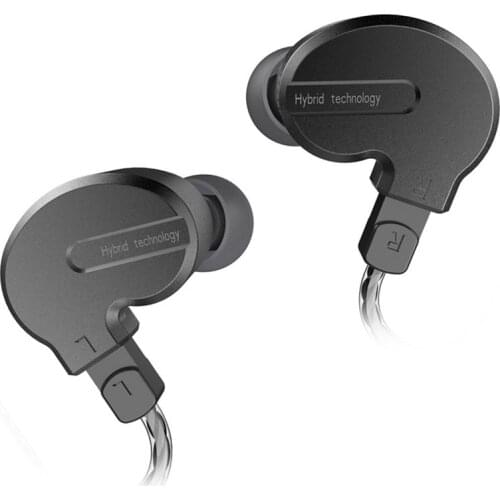 BQEYZ KB1 Triple Drivers Earphones 1DD 3BA HiFi Stereo in-Ear Metal Shell Removable Cable