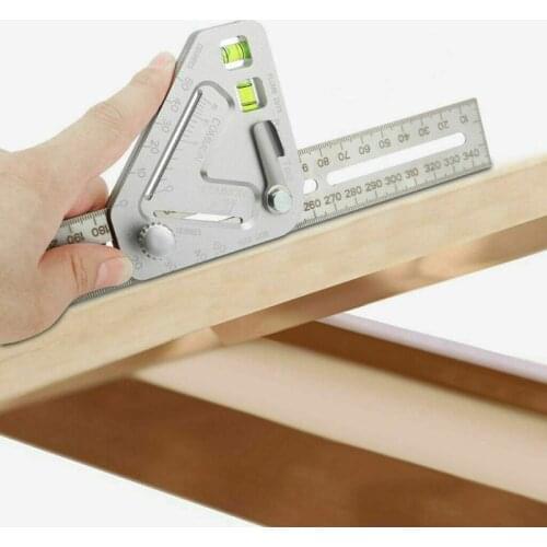 Angle Ruler Protractor Woodworking Tools Practical Roof Remodeling Woodworking M17F