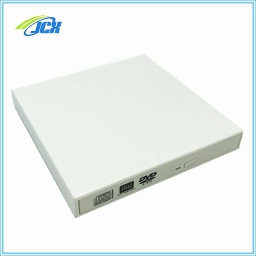 External USB DVDROM DVDRW Burner Writer Optical Drive For Laptop Netbook Notebook PC white
