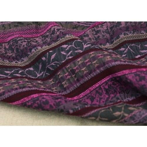 High-end clothing hand-embroidered jacquard cotton fabric