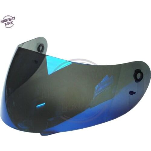 New 1 Pcs Blue motorcycle helmet visor lens Full Face Shield case for AGV K3 K4 Visor Mask (Not for K3-SV)