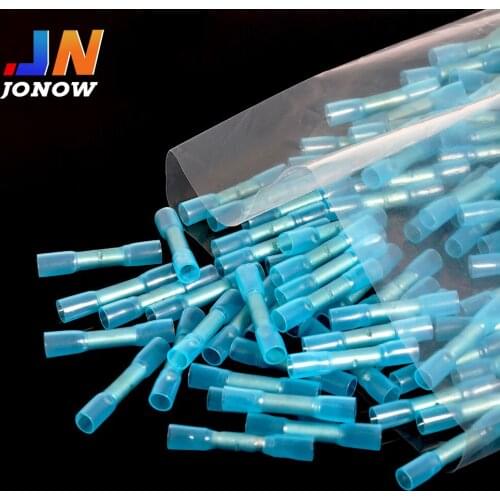 150PCS Heat Shrink Butt Crimp Terminals Connectors Electrical Wire Splice Cable Crimping Terminals Connector Waterproof kit