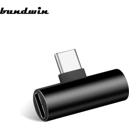 2 In 1 Type C To 3.5mm Headset Jack Charging Extension Converter USB Type-C Audio Adapter For Xiaomi 6 Huawei P10 Mate 20