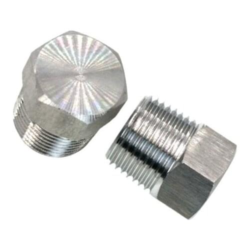 304 Stainless Steel Hex Head Plug End Cap Pipe Fitting Adapter Connector 1/8" 1/4" 3/8" 1/2" 3/4" 1" BSP Male Thread