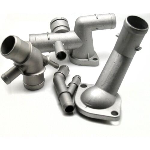 4Pcs Aluminium alloy 1.8T Engine Cooling Coolant Hose Connector Supercharger Pipe For Jetta Golf MK4 Bettle A3 S3 TT Seat Leon