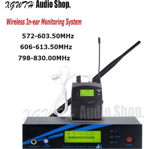 Monitoring System Wireless In Ear Monitor with In Earphone Professional for Stage Performance DJ