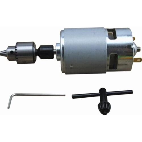 New 775 Motor DC 12-24V Electric Drill With Drill Chuck For Polishing Drilling Cutting L29K