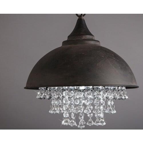 Crystal Creative Pendant Light European-style Luxury LED Lamps Moderm Glass Indoor Lighting Restaurant Retro Industrial style