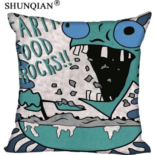 DIY Pillowcases Invader Zim Personalized Pillowcase Custom Throw Pillow Case Customized Pillow Covers (Two Sides)