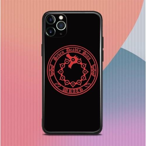 Meliodas Wrath seven deadly sins emblem For iPhone se 6 6s 7 8 plus x xr xs 11 pro max soft silicone phone case cover shell