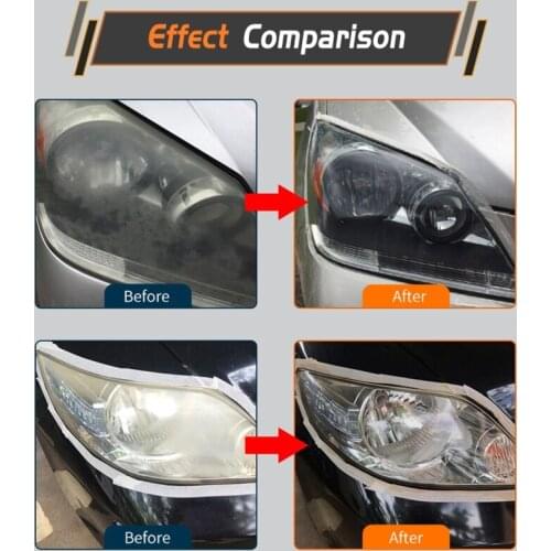 Headlight Restoration Polishing Kits Headlamp Clean Brightener Refurbish Repair