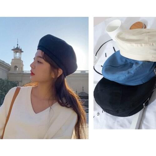 2020 New Womens Hat French Artist Beret Cap Fashion Beret for Women Girls Soft Fashion Autumn Outdoor French Painter Berets