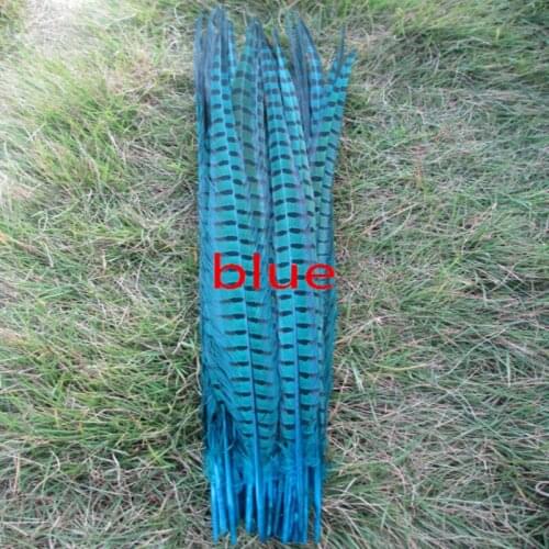 Wholesale 500 / lot beautiful sky blue pheasant feathers 18-20 inches / 45-50 cm free shipping