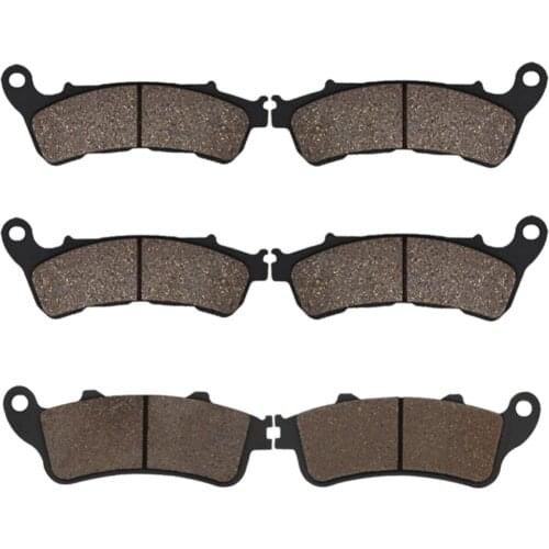 Front and Rear Brake Pads for Honda VFR800 VFR 800 Interceptor2006-2012 06-13 XL1000 XL1000V Varadero 04-11 ST1300 ST 1300 08-13
